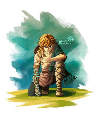 Fanart Friday, Too: Zelink and Tears of the Kingdom – Beneath the