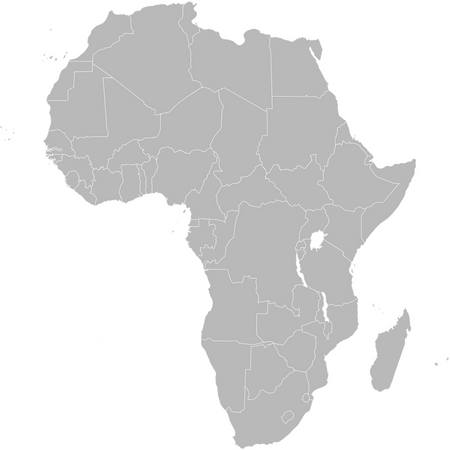 Top 10 African countries by area